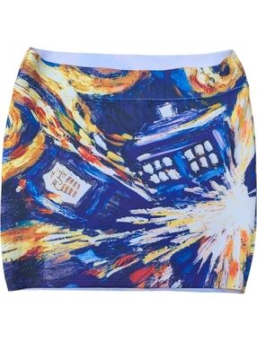 Doctor Who Exploding Tardis Skirt By Her Universe Size L